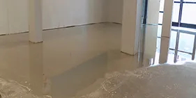 Sub-floor pour